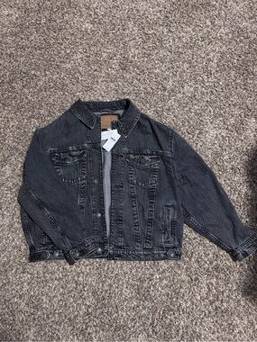 American Eagle Black Denim Jacket